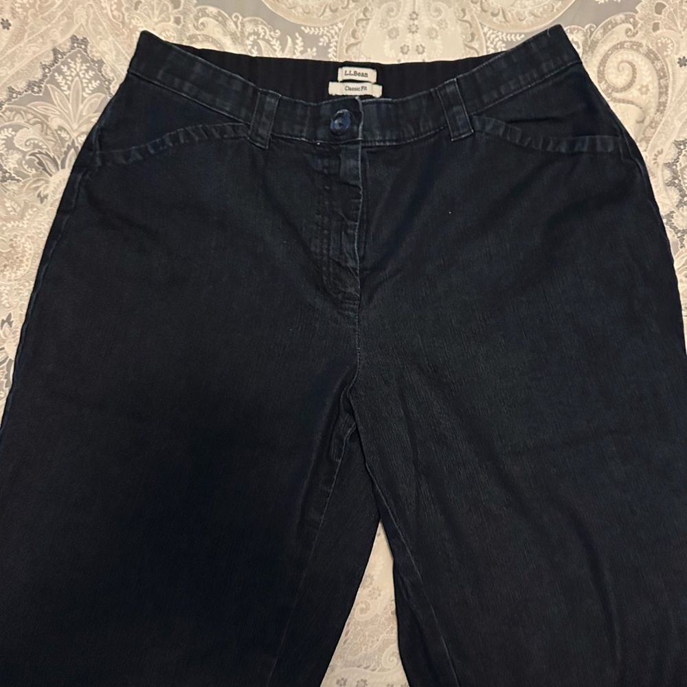 LL Bean Size 14 Jean Capris